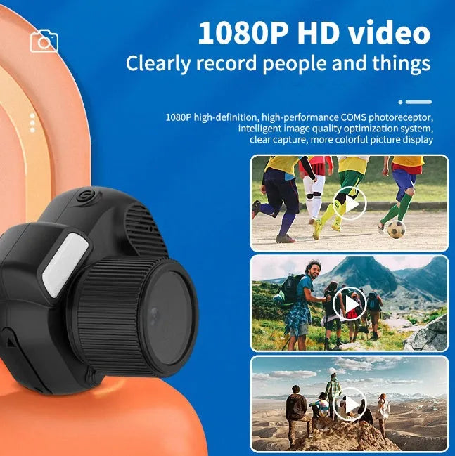 Black Y3000 HD outdoor sports camera with 0.96-inch display screen on a plain background