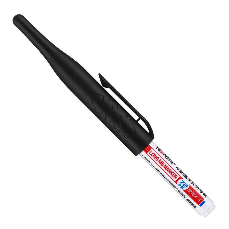 Waterproof oil marker pen for woodworking in black, red, blue, and green colours