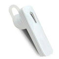 M163 Bluetooth car headset device in black or white colour with control buttons