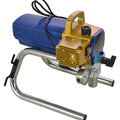 Blue 110V portable airless spray painting machine with spray gun and 50cm extension rod