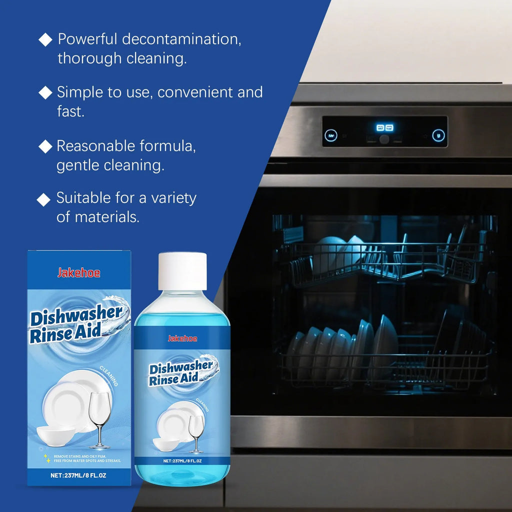 237mL dishwasher detergent cleaner bottle for stain and oil removal on kitchenware