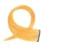 60cm long gradient curly hair wig patch extension in mixed silk material showing vibrant colour options