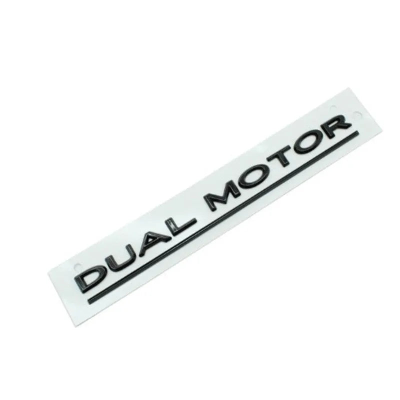 Tesla Model 3 performance English letter bumper sticker, 19cm by 3cm ABS plastic car modification label