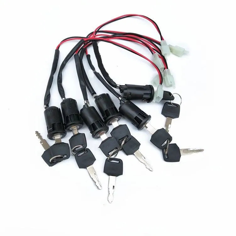 Waterproof electric car door lock actuator with plastic housing for central locking systems