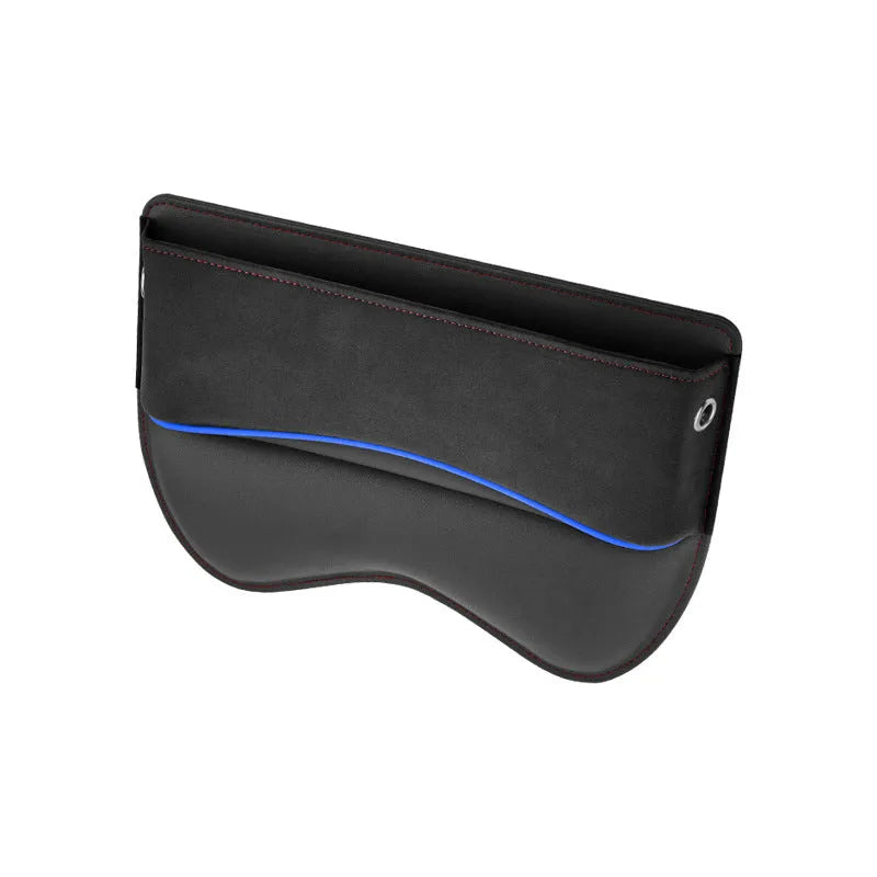 Leather car seat storage box in suede colour with waterproof pressure resistant design