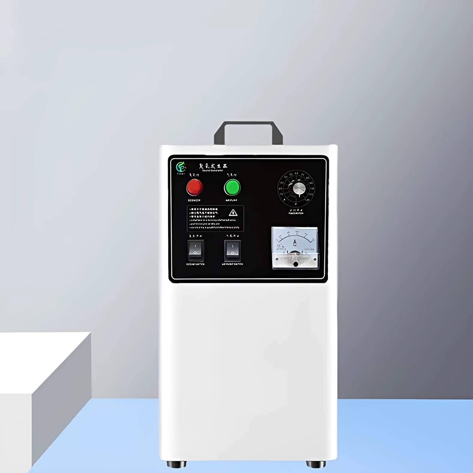 Fruit and vegetable ozone treatment machine with 20g/h output and air-cooled system in stainless steel or white finish