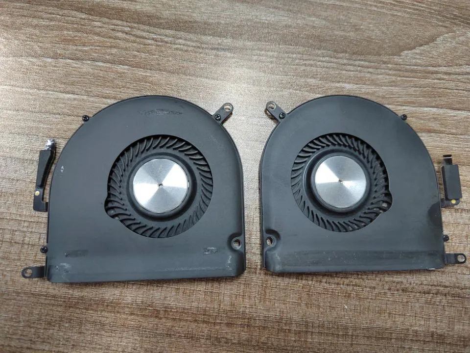 MacBook Pro A1398 laptop cooling fan replacement part with paper box packaging