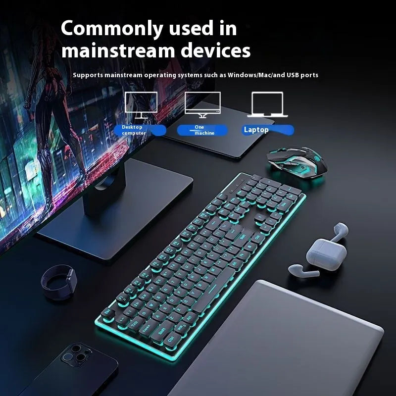 Wireless mute Bluetooth keyboard in cherry blossom pink colour showing mute button and wireless connectivity