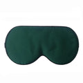 Double-sided mulberry silk eye mask in a selection of colours showing embroidered shading.