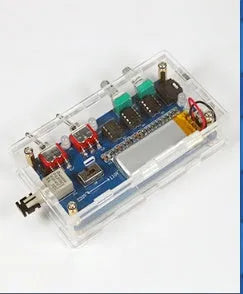 Tesla coil driver board with controller and cables for music-synchronised electrical arc generation