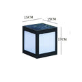 Solar garden lights for outdoor landscape and wall installation with waterproof design