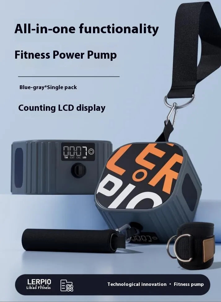 Multi functional fitness tensioner with adjustable 2-20kg resistance for strength training
