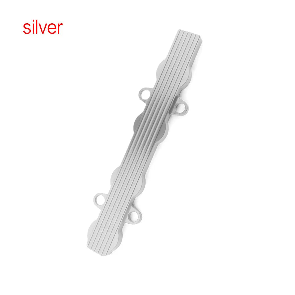 Aluminium alloy engine harness bracket for motorcycle engine housing in blue, red, and silver colour options