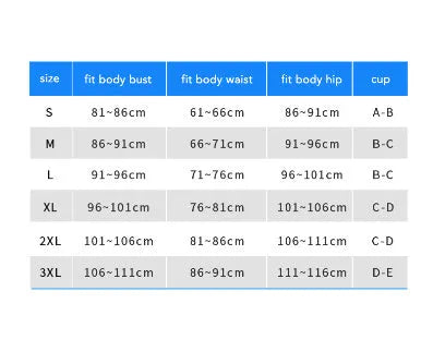 Women's plus size printed bikini swimsuit in solid colour with backless one-piece design