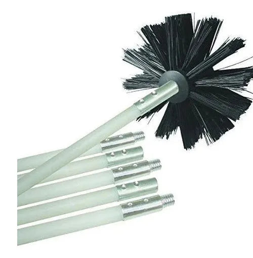 Flexible 600mm nylon chimney cleaning brush for dryer and boiler duct maintenance