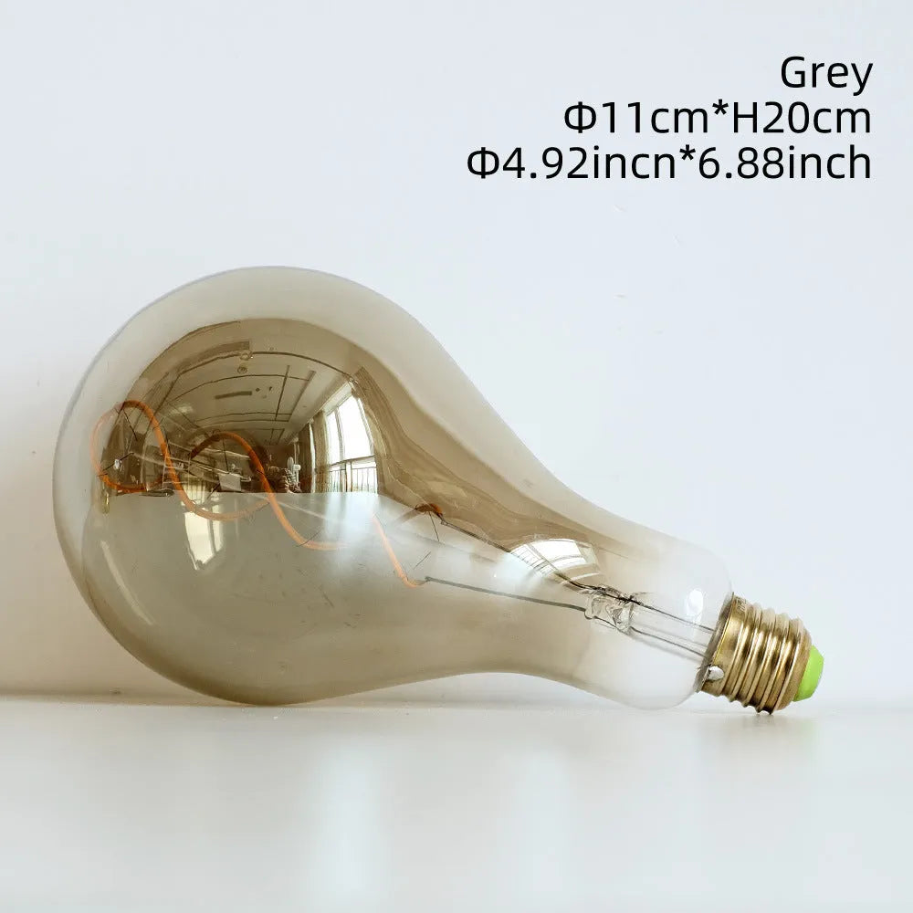 Double helix golden LED soft light strip measuring 110mm by 200mm