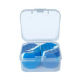 Two camouflage silicone facial exercise balls in transparent packaging for jaw muscle training