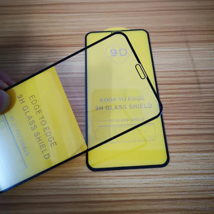 Black tempered glass screen protector for Xiaomi 10lite 11lite and 11t Pro phones