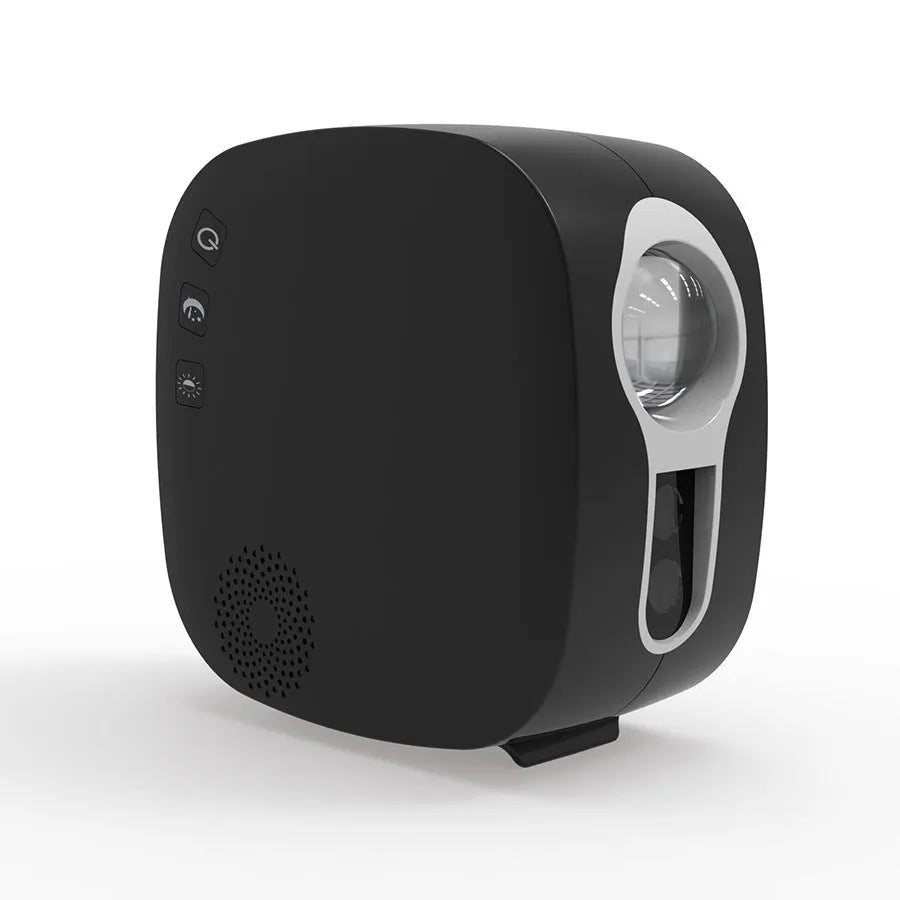 Black or white laser star projector with Bluetooth music playing and nebula moon effects