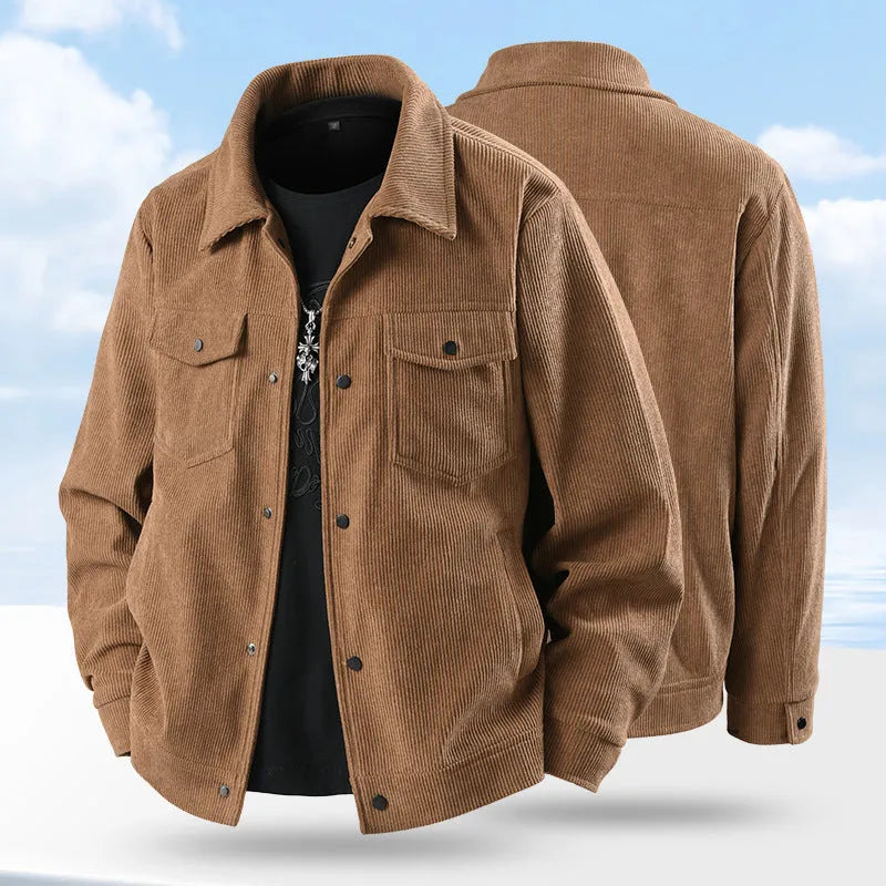 Men's slim fit ruffle coat in black, coffee, green or white colours with plus size options