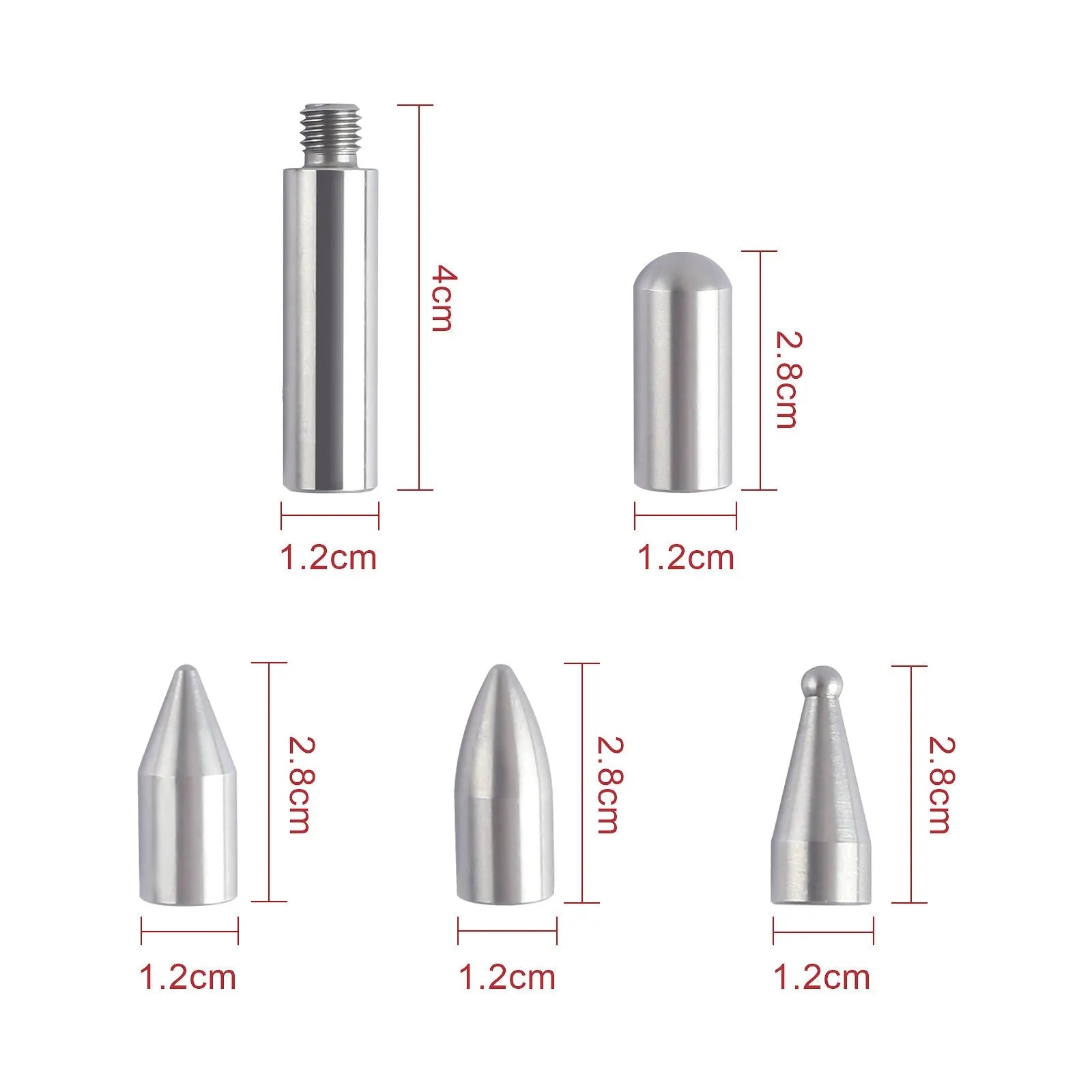 Alloy steel car dent repair tool hook crowbar three-piece set