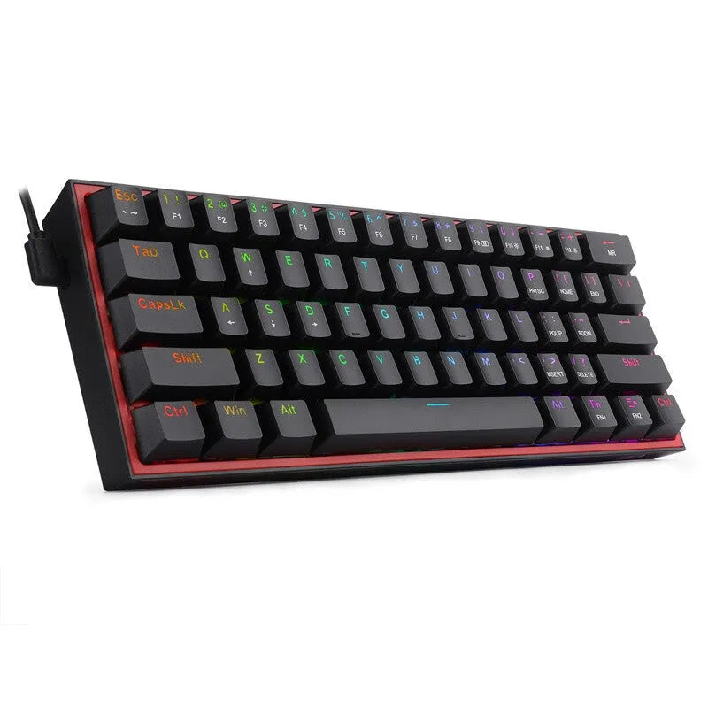K617 RGB mechanical keyboard with dual keycap sets in white pink colour option