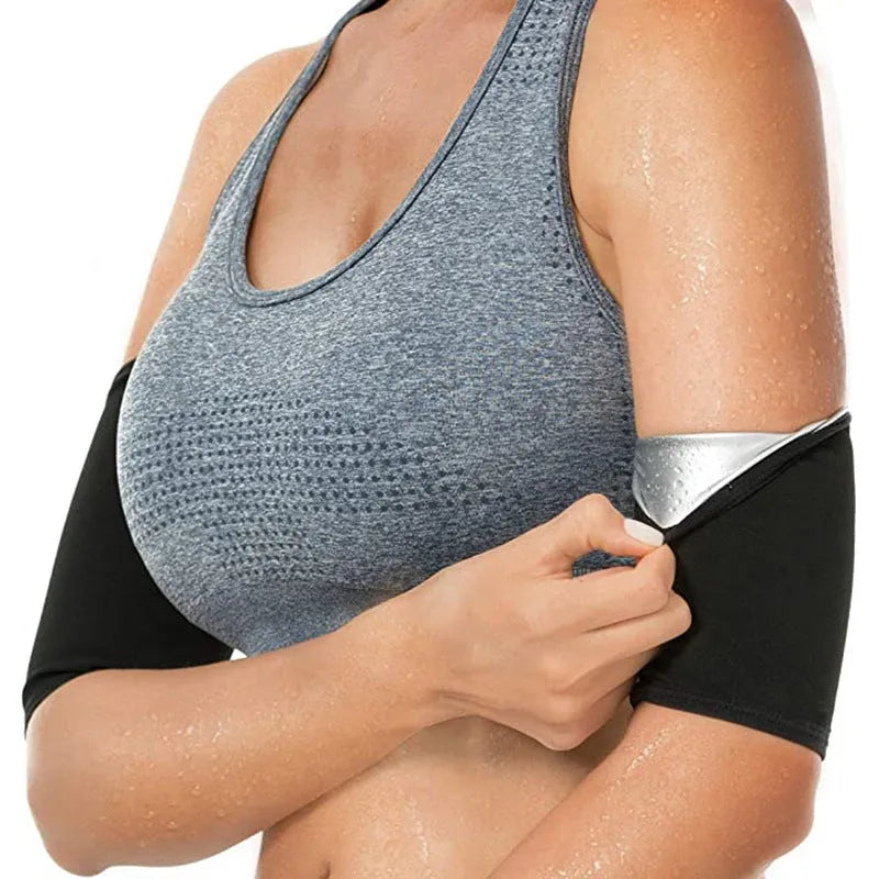 Elastic arm band sweatband in multiple colour options showing binding band construction for gym yoga fitness support