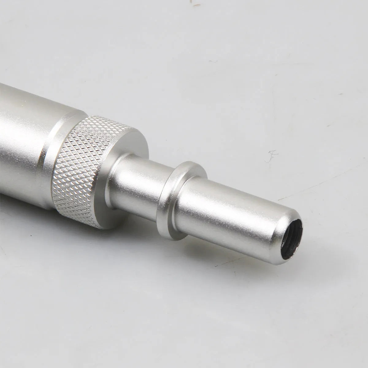 Silver metal transmission refueling joint tool for MTF fluid maintenance