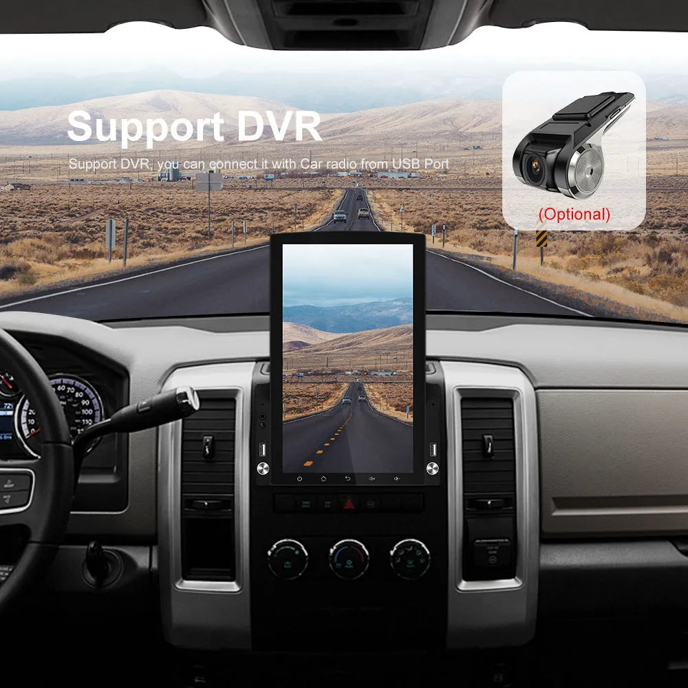 9.7 inch vertical screen Android 10.0 car MP5 player navigator with Bluetooth 4.0 and offline map