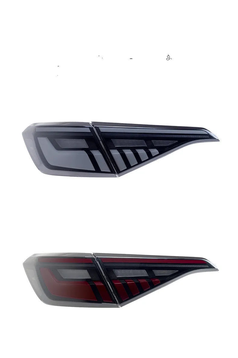 11th generation Honda Civic modified LED taillight assembly in black and red colour option