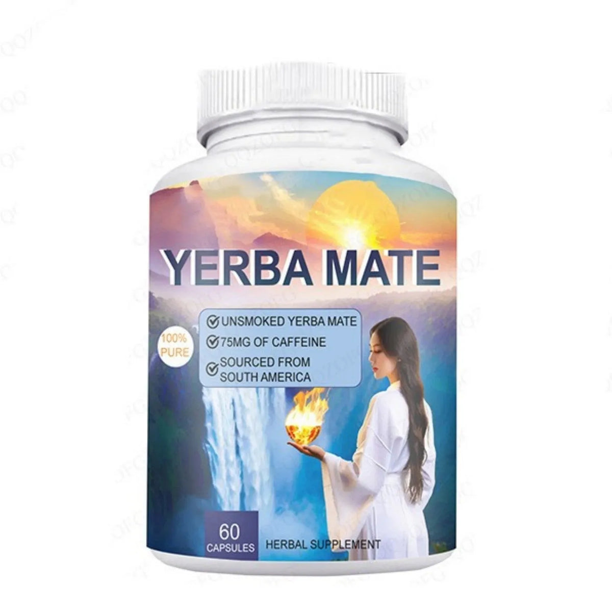 60-count vitamin capsule supplement bottle with normal temperature storage requirements