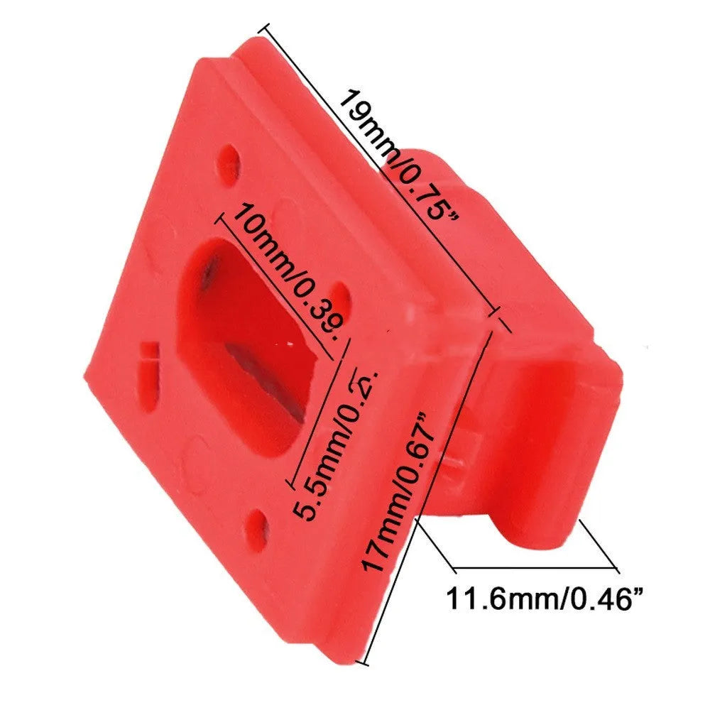 Set of plastic BMW interior door trim panel repair snap clips.