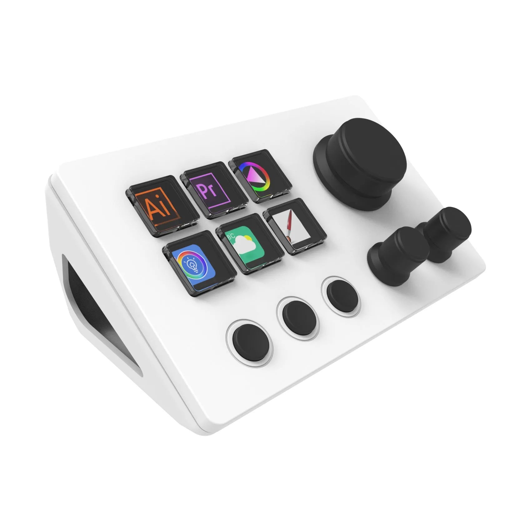 Visual Keyboard N3 silicone numeric keypad with 2-metre cable and mounting bracket