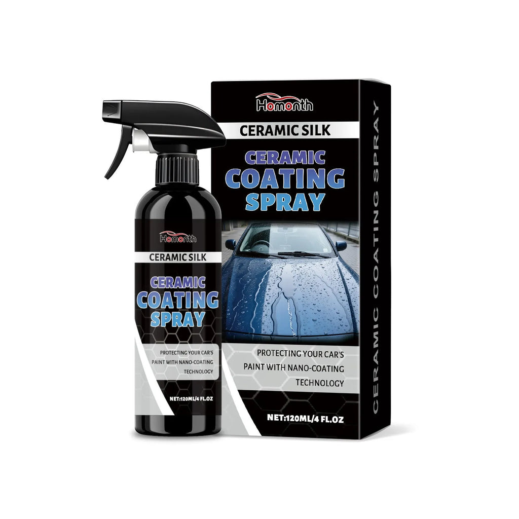 120ml ceramic coating spray bottle with protective formula for vehicle paint maintenance