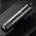 Gun grey aluminium alloy car safety hammer measuring 87mm with seatbelt cutter and test glass