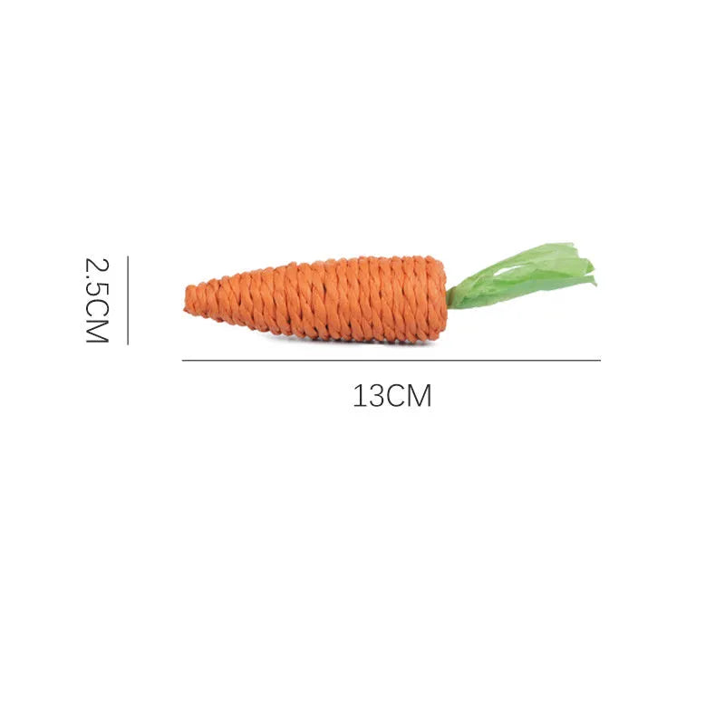 Interactive cat toys bundle with carrot bites paper toys, ringing stones, cat sticks and tooth grinding sticks in two size options