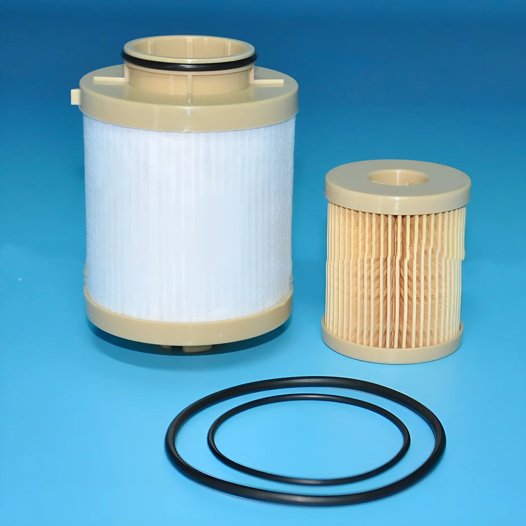 FD4616 diesel fuel filter for Ford trucks, showing its cylindrical shape and dimensions.