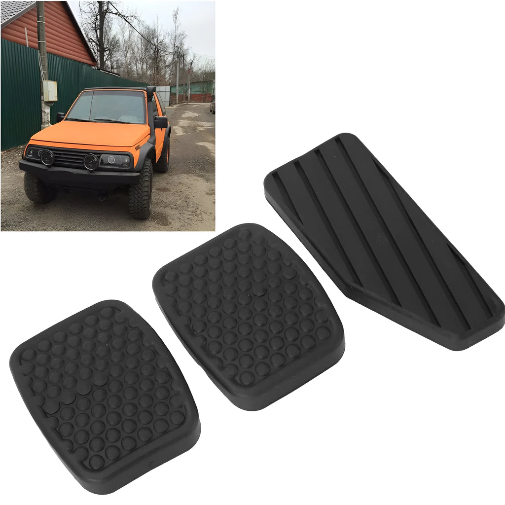 Three-piece car pedal set for Suzuki Vitara Sidekic with brake, accelerator and clutch pedals, item LX2023091315