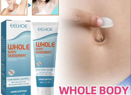 EELHOE 60g body deodorant cream jar for armpit and fox odour.