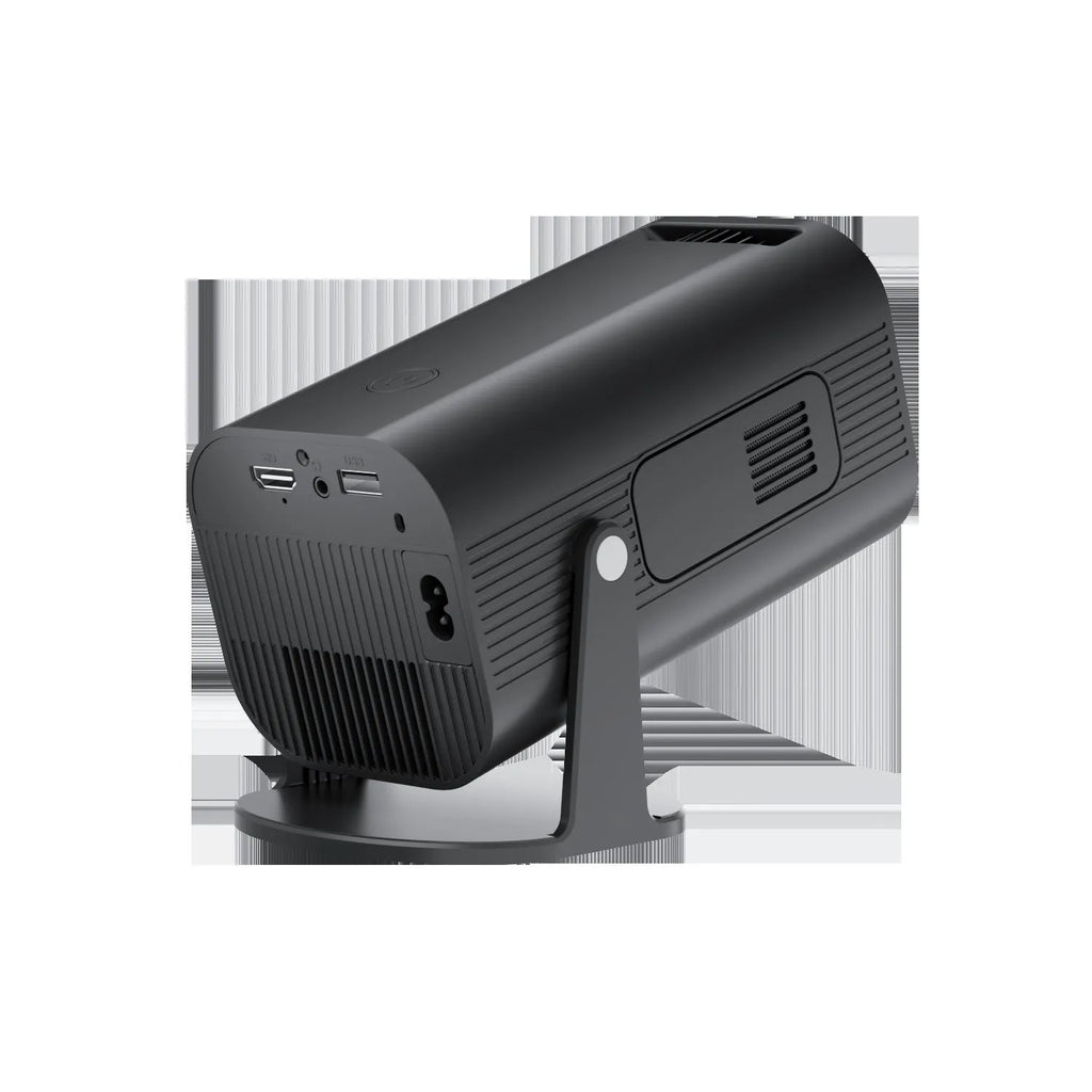 P330 portable mini projector in black or white colour with remote control and power cord