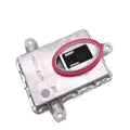 Metal automotive headlight ballast component measuring 14x11x4.5cm