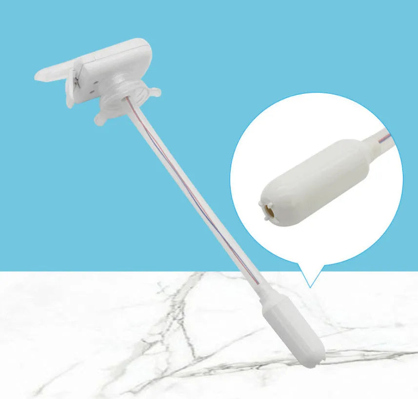 Electric beverage pumping device with silicone straws and blue pressure handle in colour box packaging