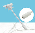 Electric beverage pumping device with silicone straws and blue pressure handle in colour box packaging