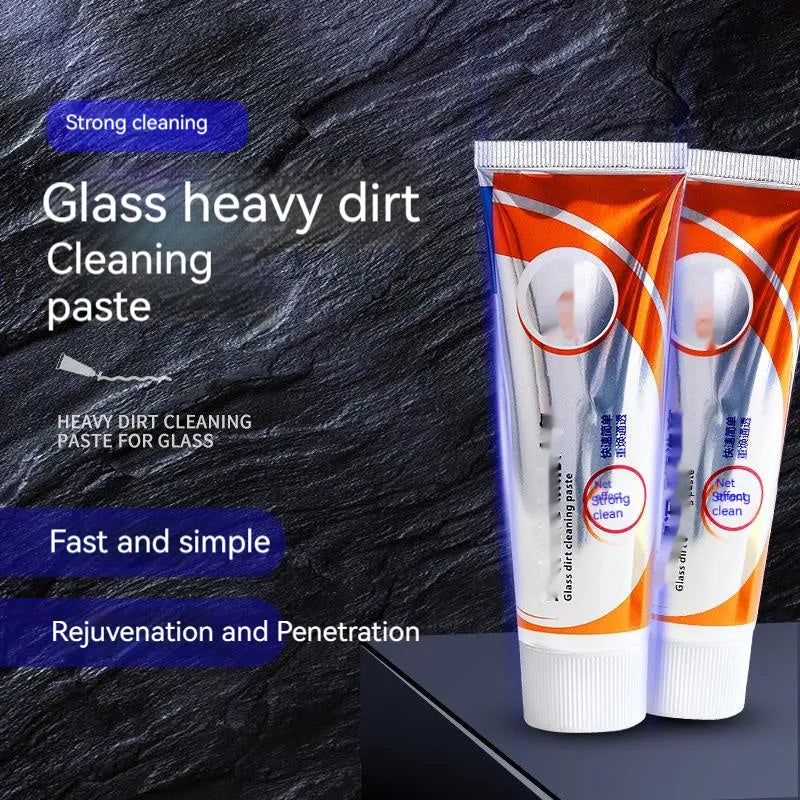 65ml bottle of white car windscreen cleaning paste for removing oil stains from glass