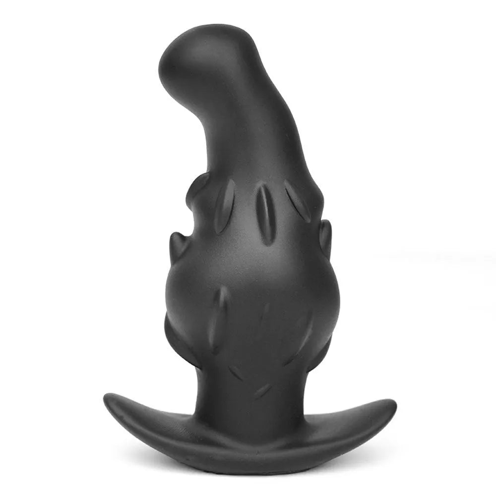 A purple wearable silicone masturbator for adults, shown alongside gold and black colour options.