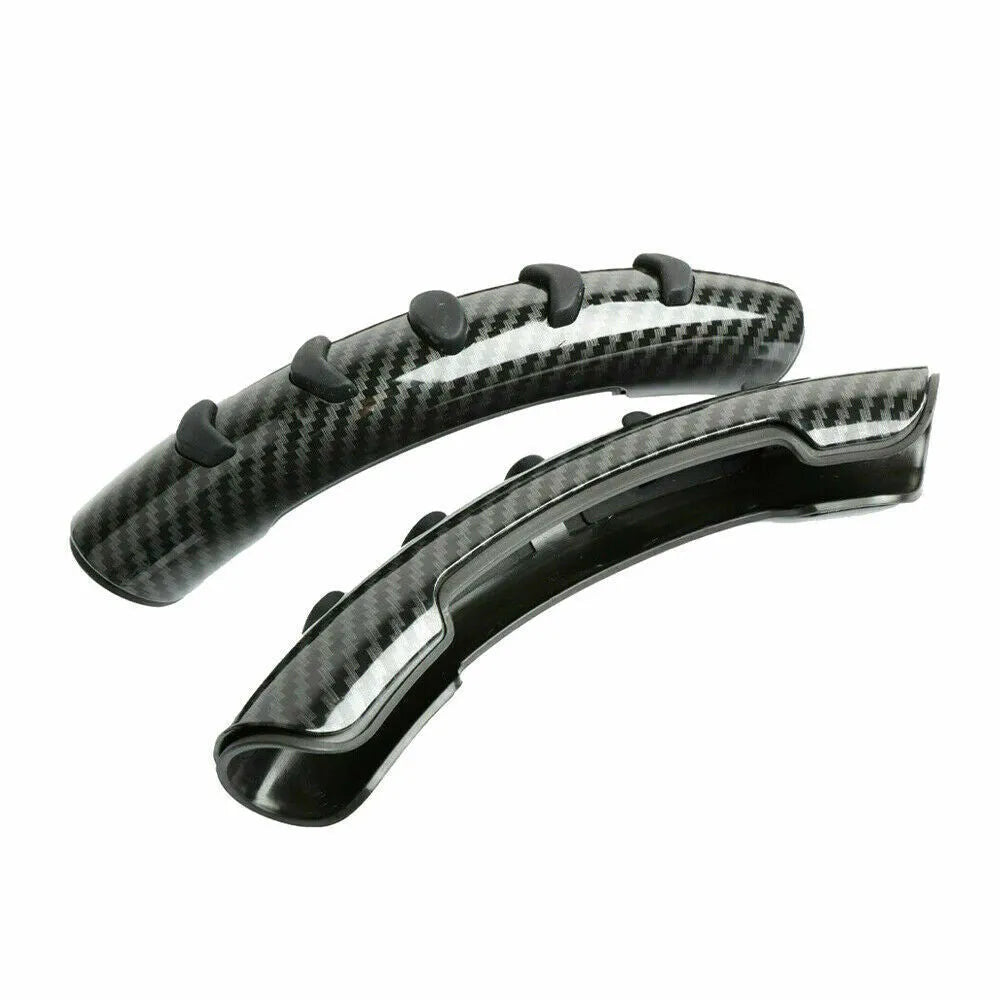 Carbon black fibre steering wheel anti-skid sleeve for 38cm diameter wheels