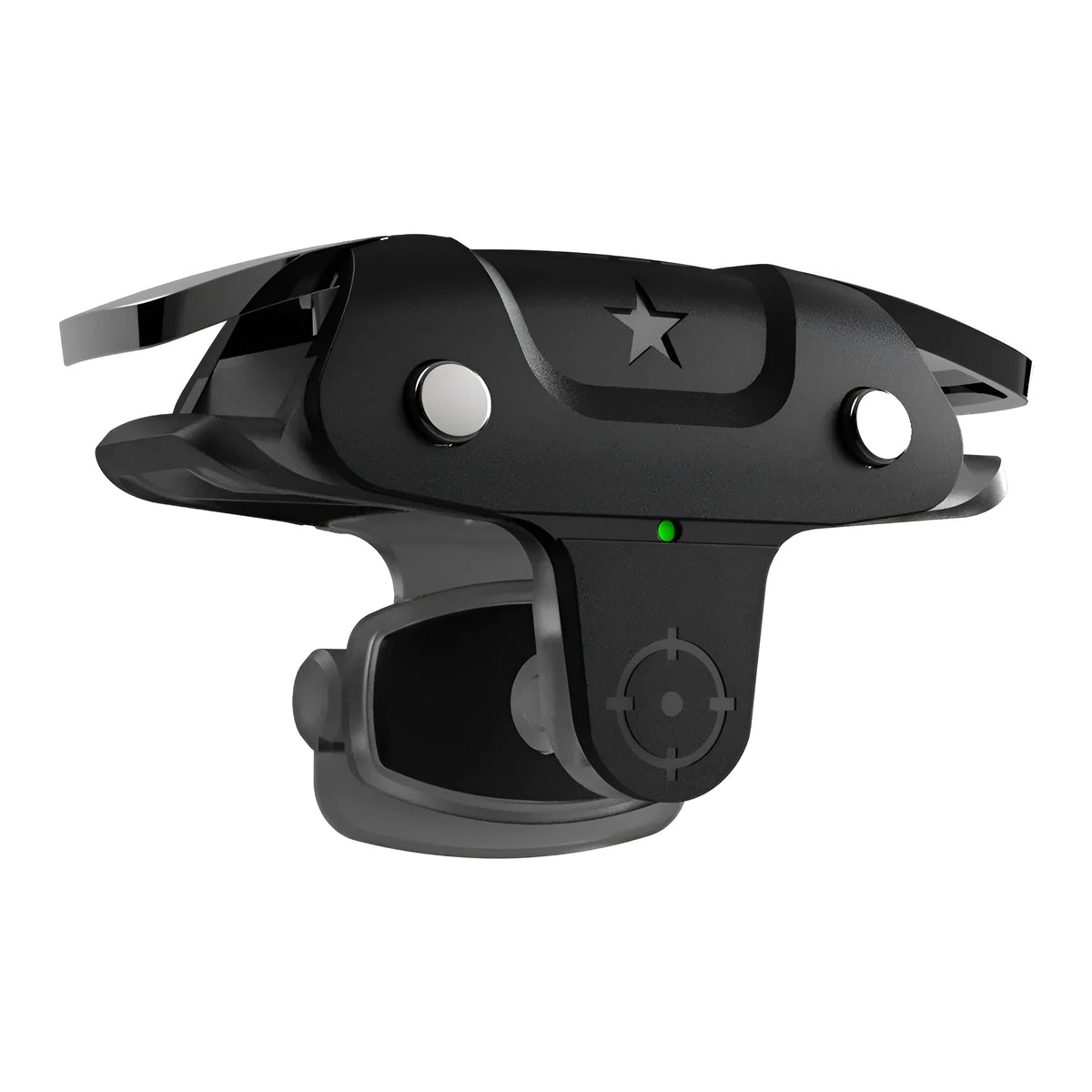 Black mobile phone gaming controller joystick measuring 5cm long