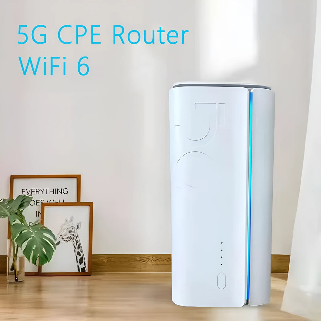 Compact 4G CPE wireless router measuring 51mm by 30mm by 5mm