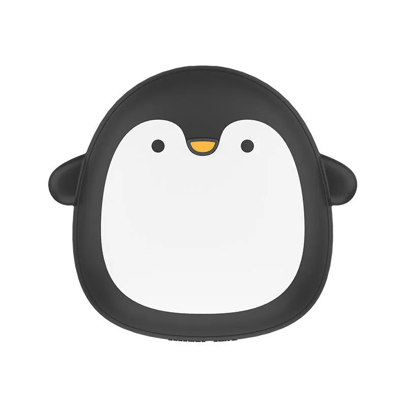 Cartoon penguin and polar bear USB rechargeable hand warmers with power bank function