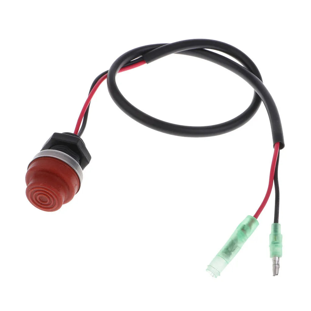 YAMAHA outboard motor kill switch with rope cord for marine engine safety shutdown